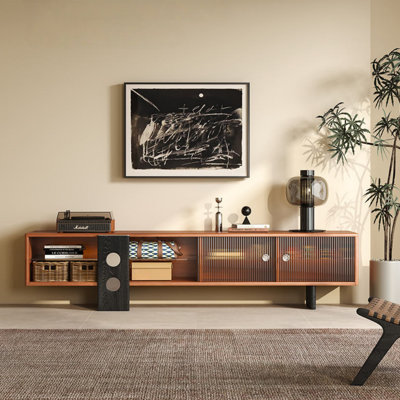 Retro Brown TV Cabinet