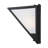 Mission Steel Flush Mounted Sconce