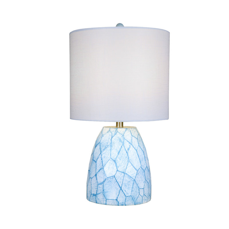 Rosecliff Heights's 6288Blu 22,5 In. Lampe de table mosaïque en résine avec abat-jour décorateur
