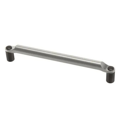 (5 Pack) 6-5/16 inch Riveted Pull Satin Nickel and Cocoa Bronze