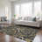 Washable Floral Indoor / Outdoor Rug-623042745