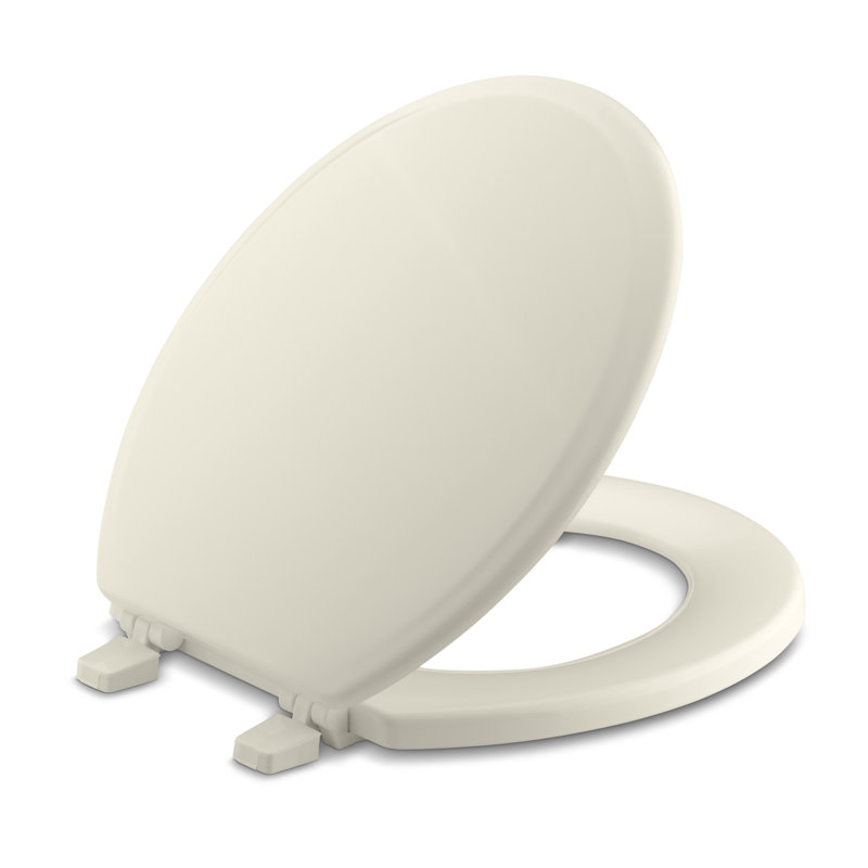 Ridgewood Toilet Seat, Almond, Round