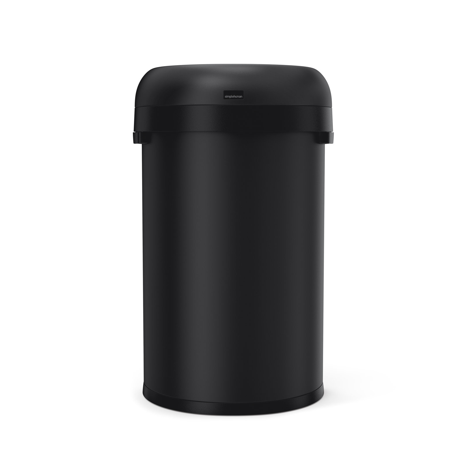 simplehuman 15.9gal Commercial Open Can, Black