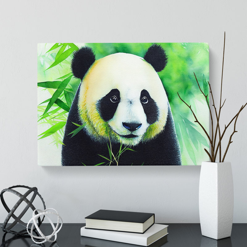 Panda Vol.2 - Wrapped Canvas, 50cm H x 76cm W x 3cm D