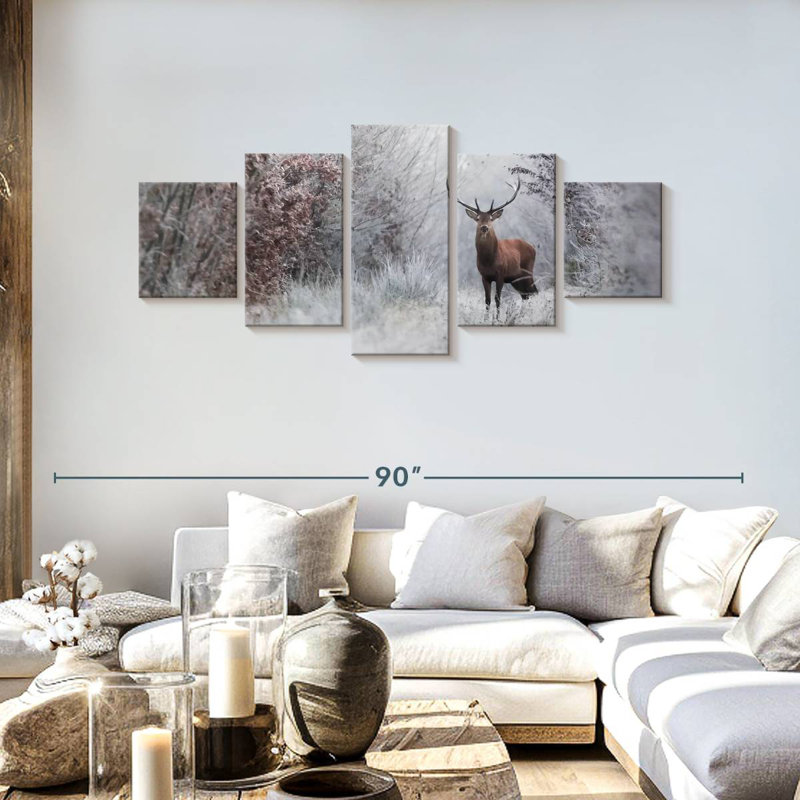 Deer, 30" H x 68" W