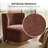Socorro 31" W Modern Boucle Upholstered Wingback Swivel Barrel Chair with Fully Assembled-569682949
