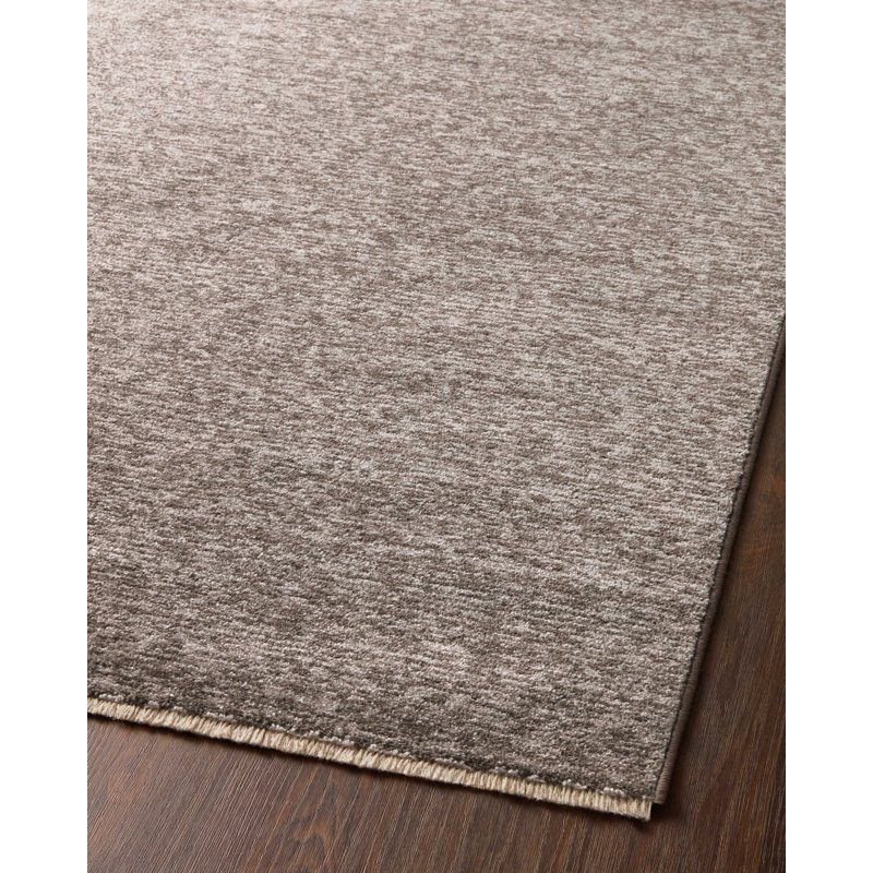Vance Taupe and Ivory Abstract Polypropylene Area Rug