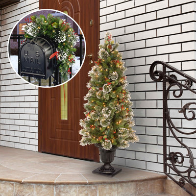 Wintry Pine 60' Lighted Pine Christmas Tree