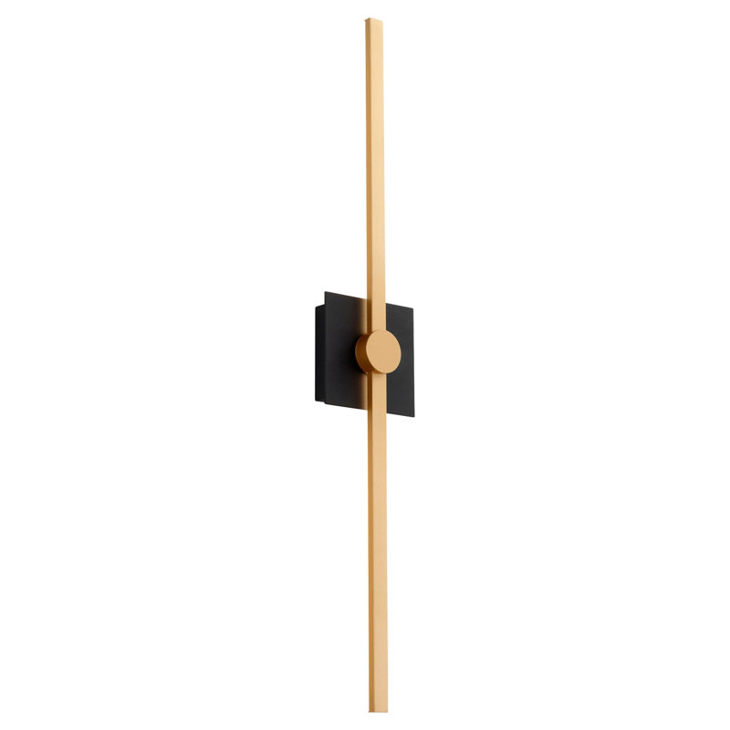 ALARUM 8LT DEL VNTY, Noir mat / laiton antique