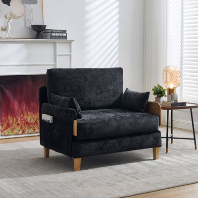 Foldable Sofa Bed Recliner, 3-In-1 Convertible Sleeper, Mid-Century Modern Decor