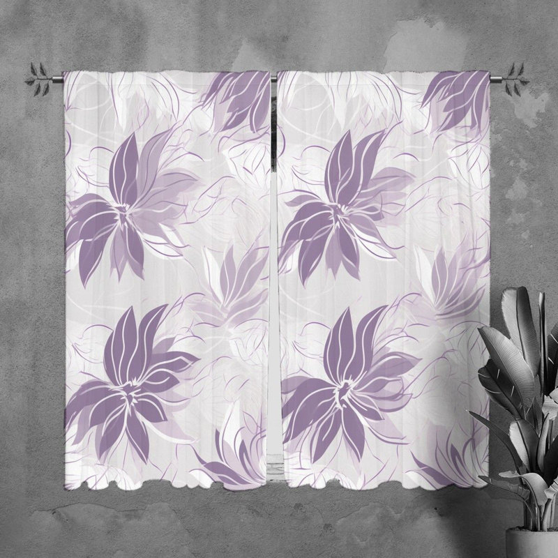 Raylin Room Darkening Curtain Pair, 20'' W x 82'' L