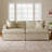 Lucia 92.5'' Slipcovered Sleeper Sofa-649862482