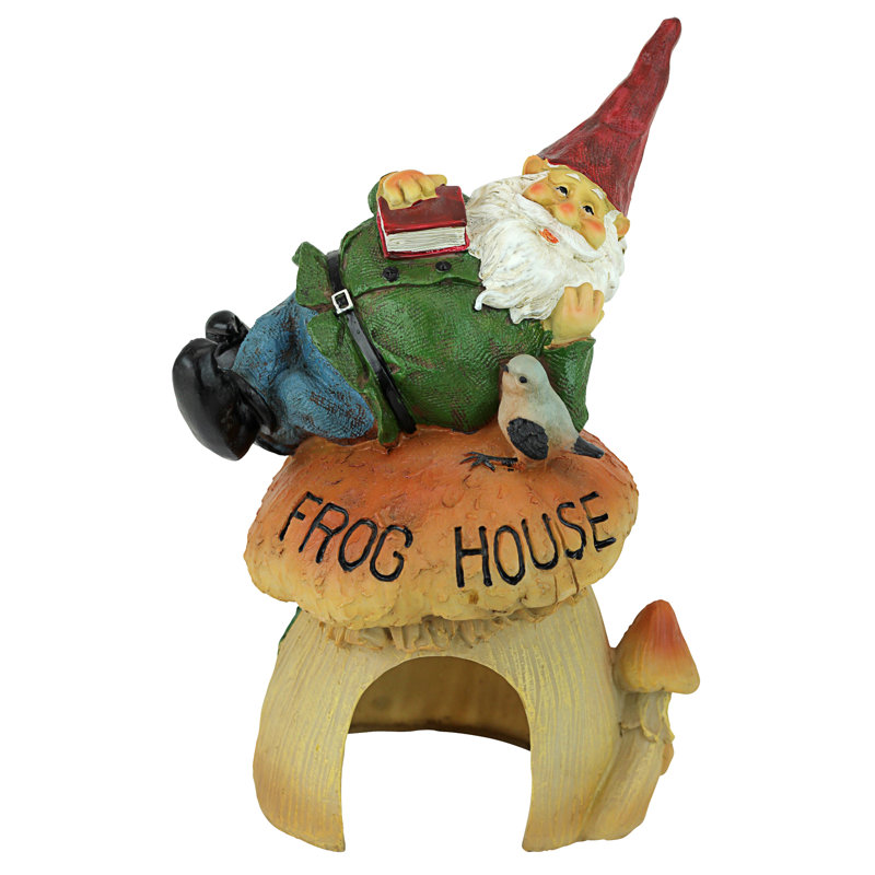 Statue de jardin de grenouille gnome