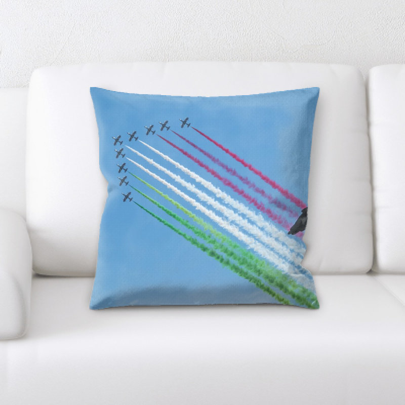 Microsuede Reversible Throw Pillow