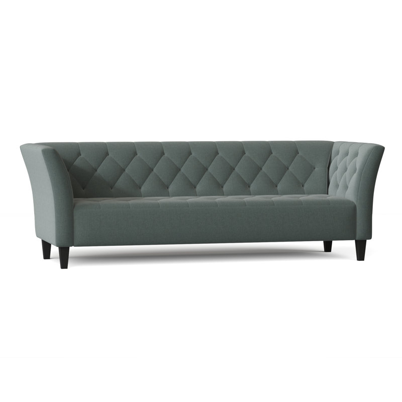 Carruth Upholstered 91'' Sofa, Heavenly Robins Egg Chenille