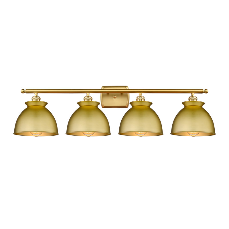 Arev 4 - Light Dimmable Vanity Light, Satin Gold, Satin Gold, Bulb Not Included