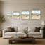 «Vermillion Landscape III» par Katrina Pete - impression sur toile-130878331-130878333