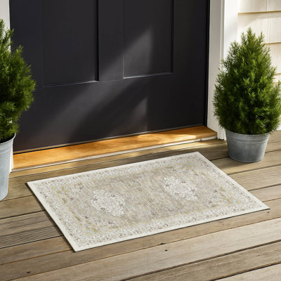 Tapis intérieur / extérieur lavable à la machine Chantille ACN2854 Global