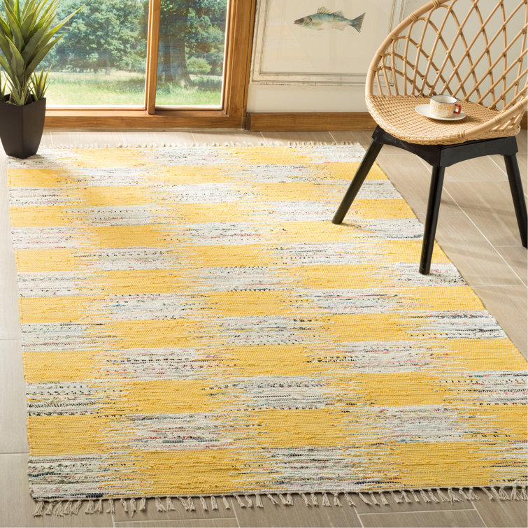 Opie Hand Woven Cotton Ikat Rug