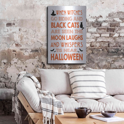 " When Witches Go Riding " by Lettered & Lined