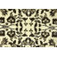 Tapis floral crème en laine noué à la main-85897403