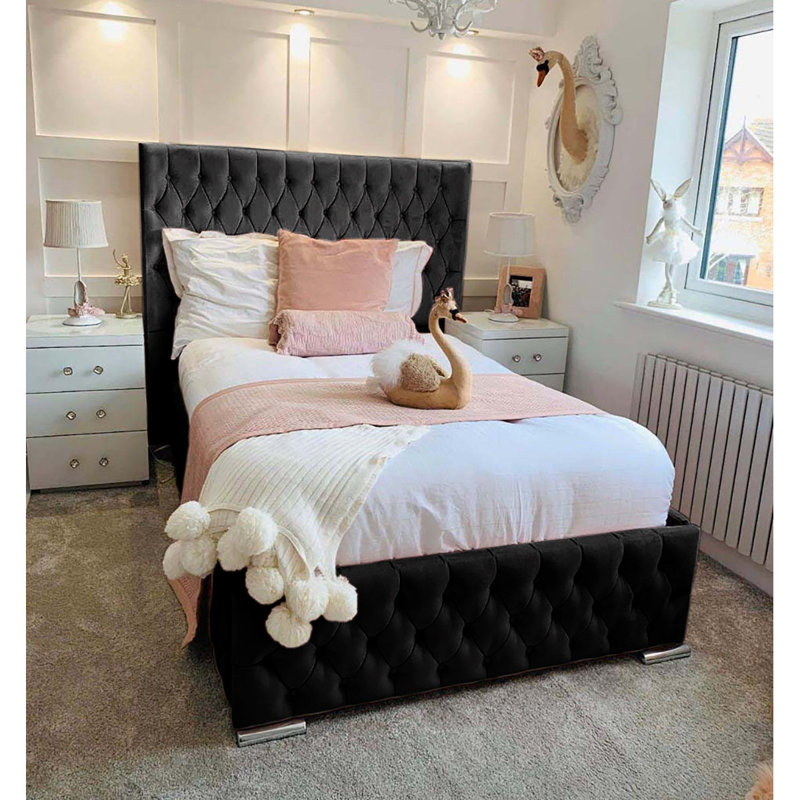 Tharpe Upholstered Ottoman Storage Bed, Small Double (4'), Parliament