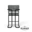 Table de pub de 30 po avec deux tabourets de bar rétro Prohibition Series par RAM Game Room-105299815