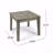 Wooden Side Table, Outdoor Acacia