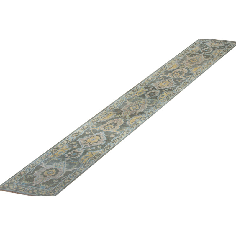 Oushak Oriental Area Rug in Gray