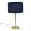 Dadiva Brushed Chrome Stem Table Lamp with Velvet Reni Shade-1570921149-1570921151-1570921140