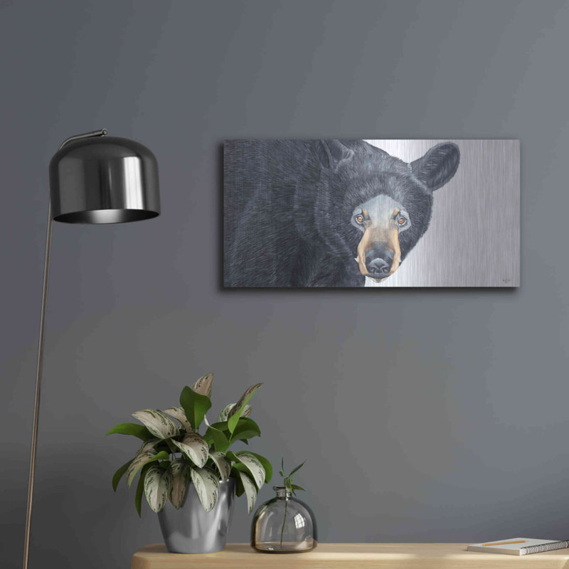 «Black Bear» par Diane Fifer, H 12 po x l 24 po