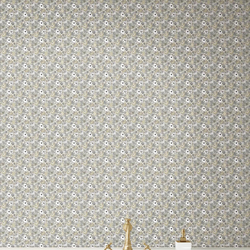 Lieb Peel & Stick Floral Roll, Grey