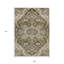 Tapis intérieur beige beige et taupe 9 pi x 12 pi