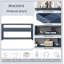 Console moderne pour canapé avec 4 tiroirs et 2 tablettes, parfaite pour le rangement et la présentation-1430551979