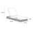 Tenby Poveromo Outdoor Metal Chaise Lounge-512668151