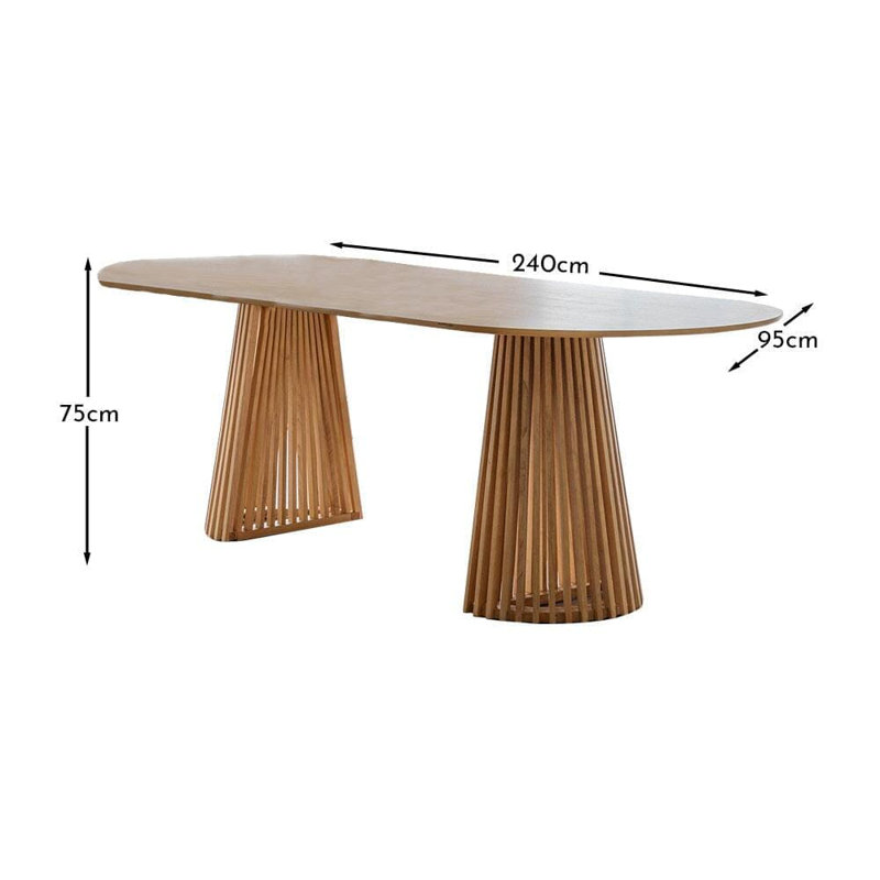 Hopley Oval Dining Table