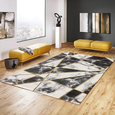 Mortenson Striped Area Rug