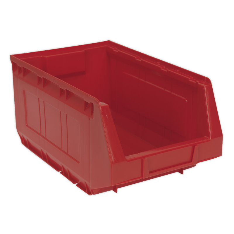 Rebrilliant Plastic Decorative Bin, Red