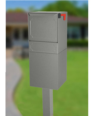 Steel Package Drop with Newspaper Compartment