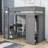 Clamart Wood Loft Bed with Wardrobes and 2 Drawer-594200109-594200111
