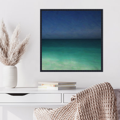 «Tropical Ocean» par Lynann Colligan, reproduction d'art sur toile encadrée