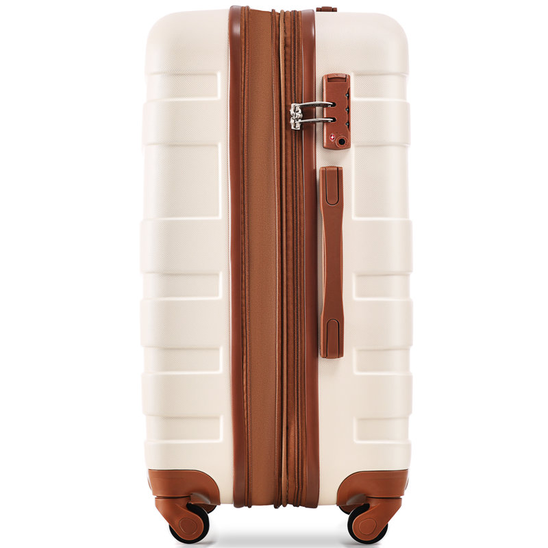 Ikkle 3 Pack Luggage Sets, Durable ABS Hardshell Travel Suitcase with ...