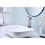 Robinet de salle de bain avec bec cascade, finition en nickel brossé, aérateur de 1,2 gallon par minute, ensemble de drain escamotable, cartouche en céramique durable-121628011