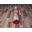 Tapis baie rouge 3 pi 5 po x 5 pi, Kazak avec motif géométrique, noué à la main, tissage plus dense, laine pure, colorants végétaux, tapis oriental