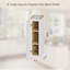 Maximisez le petit espace - Cabinet en bois massif de 9 po. Comprend une porte à fermeture en douceur, 2 tablettes réglables. Idéal pour la cuisine, la salle de bain, la buanderie, le garage. Assemblage facile. (L 9 po x P 12 po x H 30 po)-1484463909