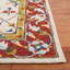 Tapis 386 Argonaut Micro-Loop en ivoire / rouge-99311517