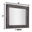 Miroir de commode rustique Rudden-1058329469