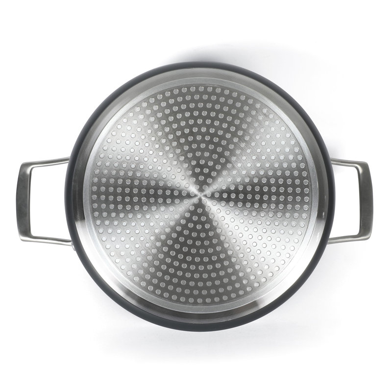 10-Piece Black Non-Stick Stainless Steel Cookware Set