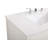 Sinclaire 36'' Single Bathroom Vanity with Engineered Marble Top-633567892