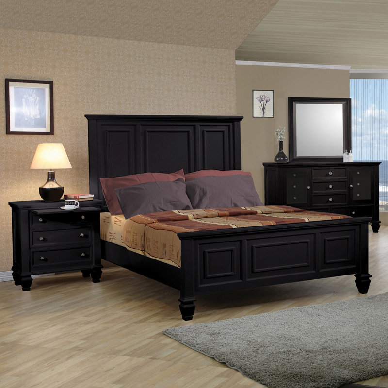 Ambriana 11 - Drawer 60.85'' W Dresser, Black